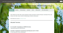 Desktop Screenshot of gruene-memmingen.de